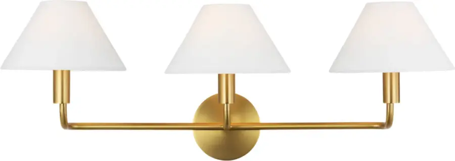 Colfax Large Sconce in Burnished Brass - Image 3