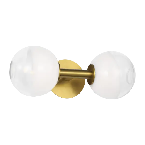 Torian Linear Sconce in Burnished Brass - Image 3
