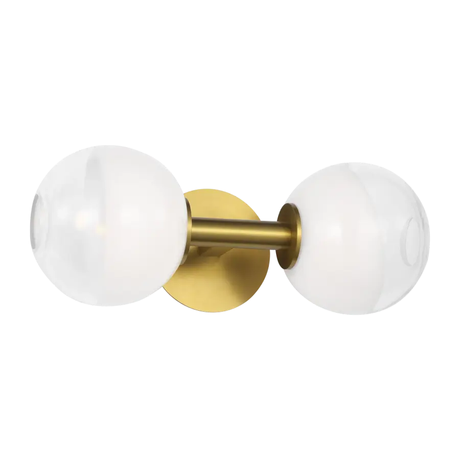 Torian Linear Sconce in Burnished Brass - Image 3