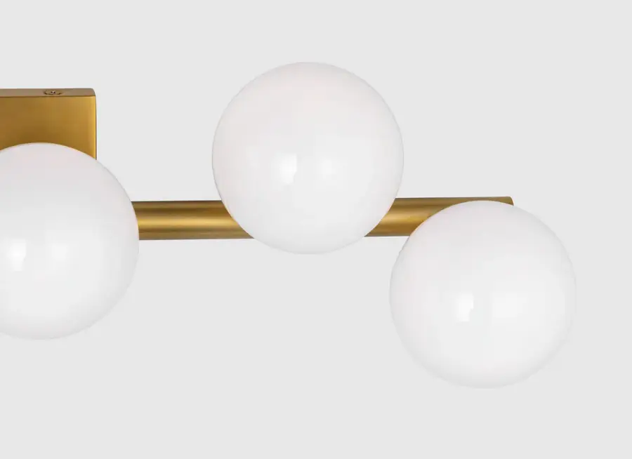 Altair 5-Light Vanity in Burnished Brass - Image 4