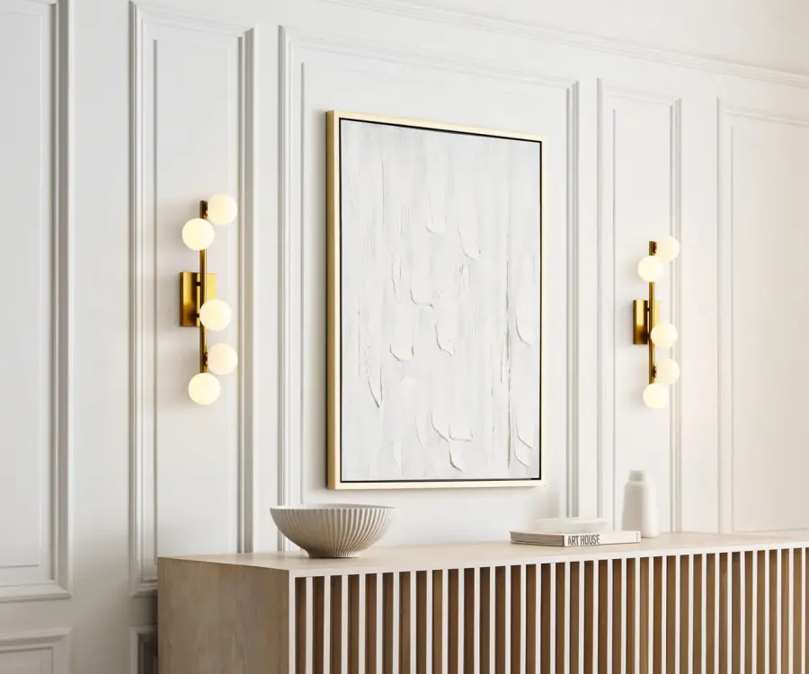 Altair 5-Light Vanity in Burnished Brass - Image 8