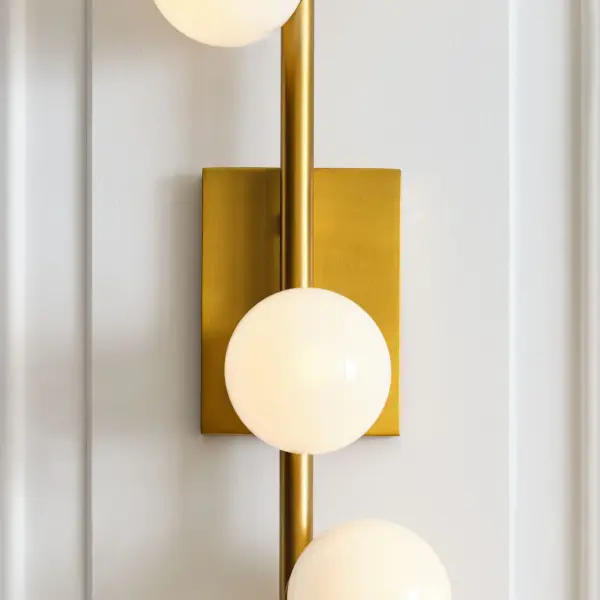 Altair 5-Light Vanity in Burnished Brass - Image 9