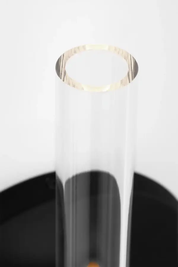 The Silas 10" Sconce delivers contemporary style with its midnight black finish and compact 10-inch profile. Perfect for modern interiors seeking clean lines and versatile wall lighting. - alternate view