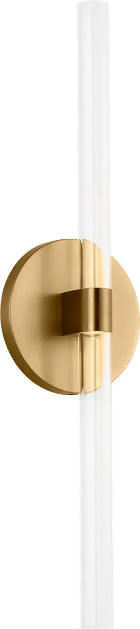 Silas 18" Sconce in Burnished Brass - Image 1