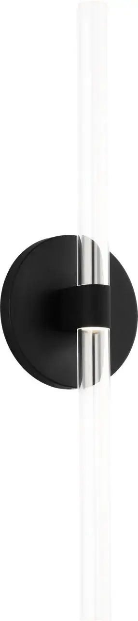 Silas 18" Sconce in Midnight Black - Image 1