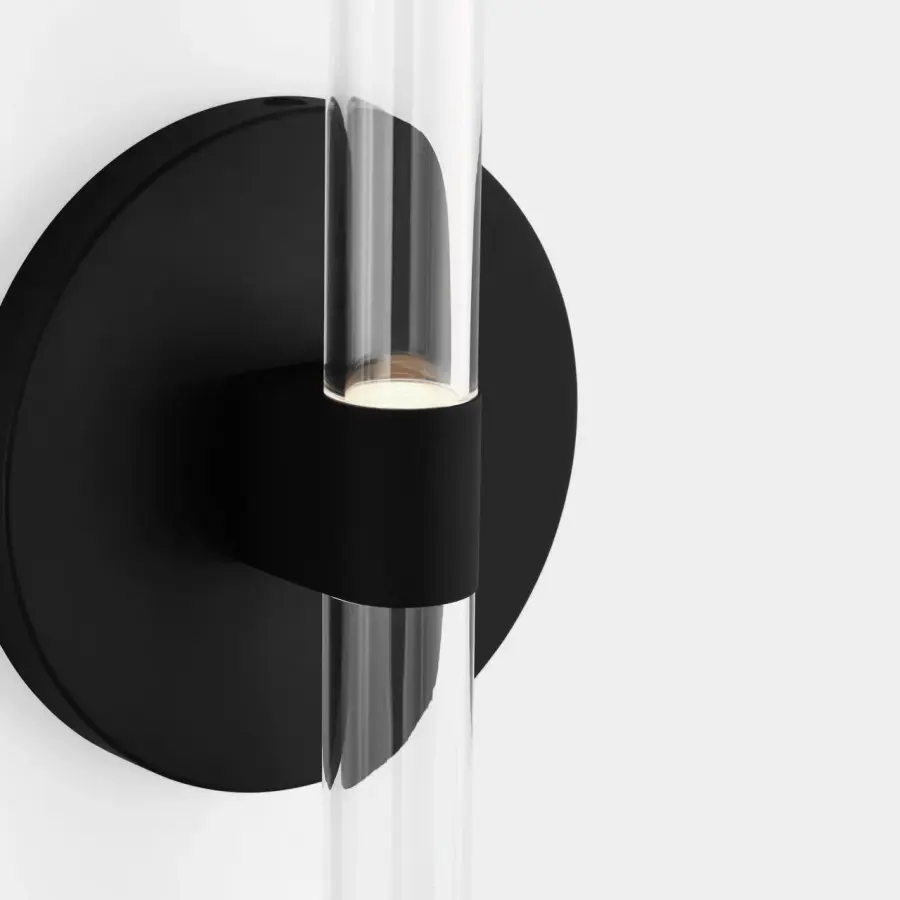 Silas 18" Sconce in Midnight Black - Image 3