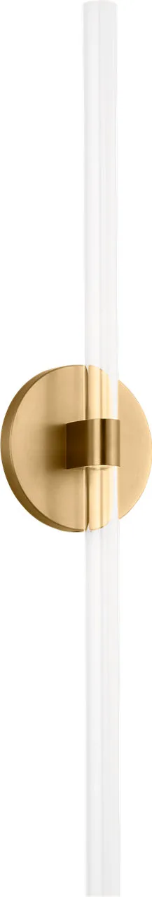 Silas 24" Sconce in Burnished Brass