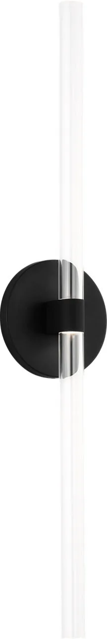 Silas 24" Sconce in Midnight Black