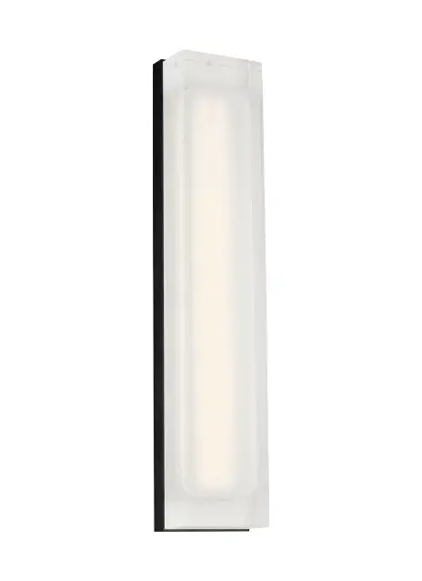 Milley LED Wall Sconce in Nightshade Black