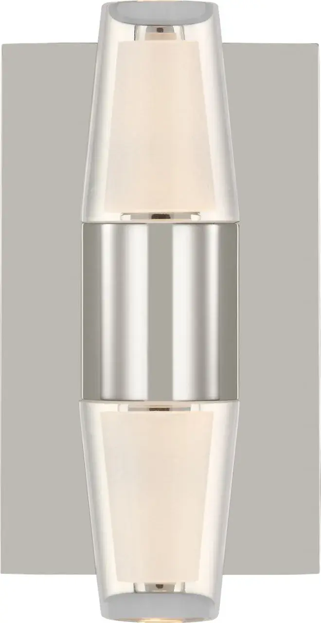 Lassell Single Short Sconce in Polished Nickel - Image 1