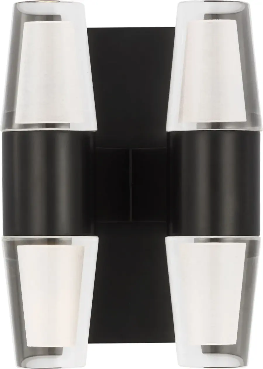Lassell Double Short Sconce in Dark Bronze - Image 2
