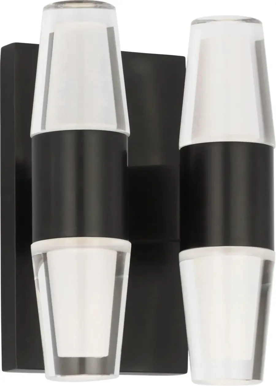 Lassell Double Short Sconce in Dark Bronze - Image 3