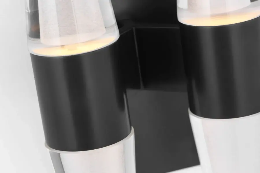 Lassell Double Short Sconce in Dark Bronze - Image 4