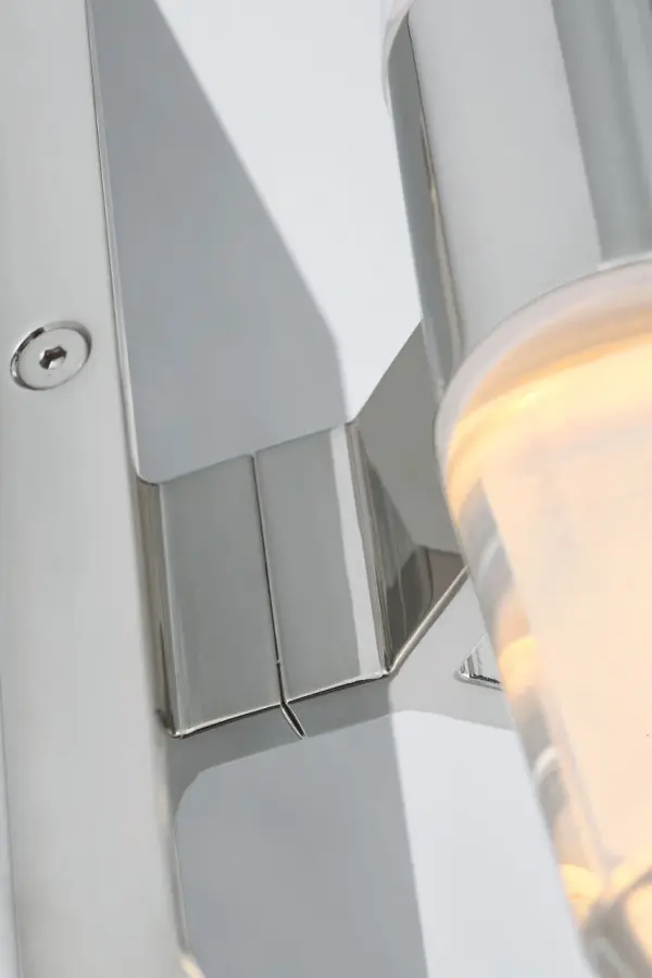 Lassell Double Short Sconce in Polished Nickel - Image 4