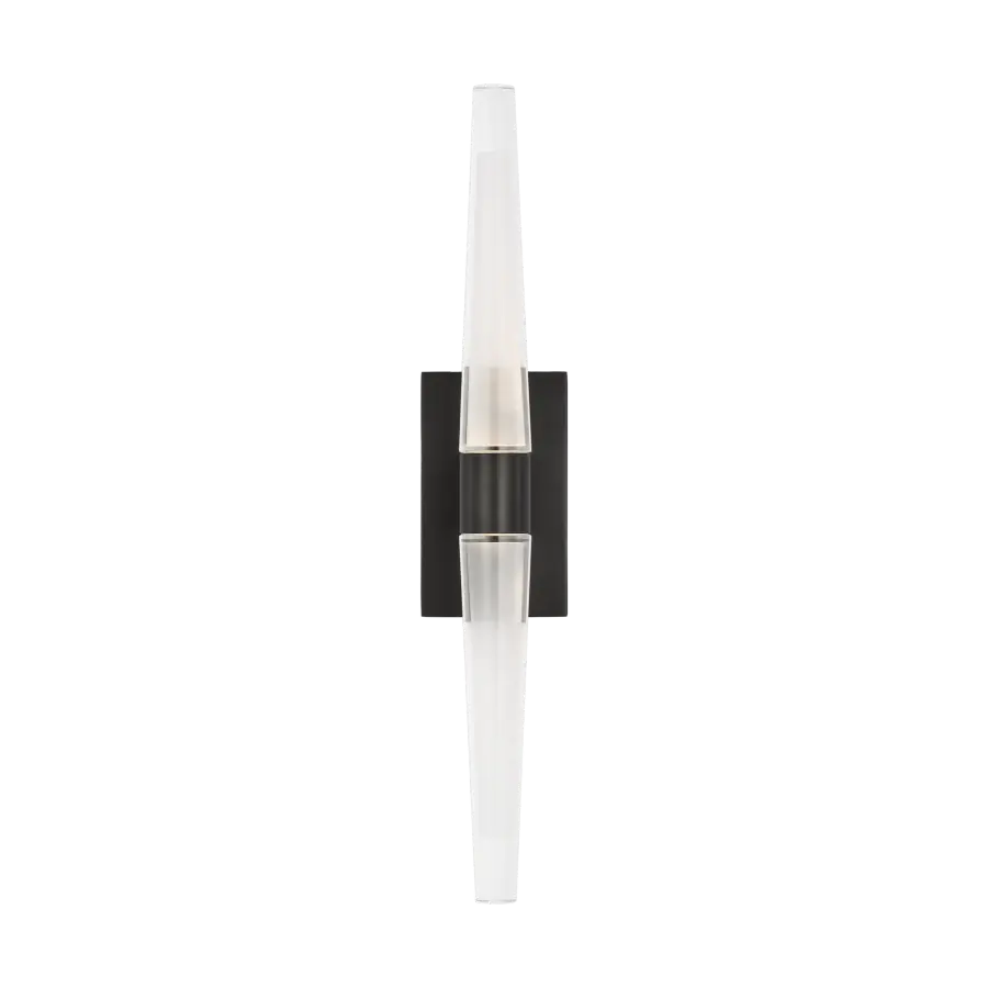 Lassell Single Tall Sconce in Dark Bronze - Image 1