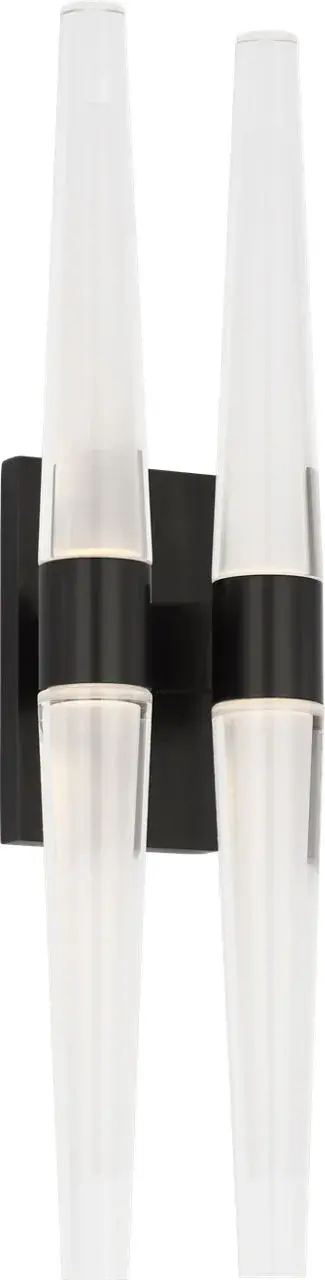 Lassell Double Tall Sconce in Dark Bronze - Image 3