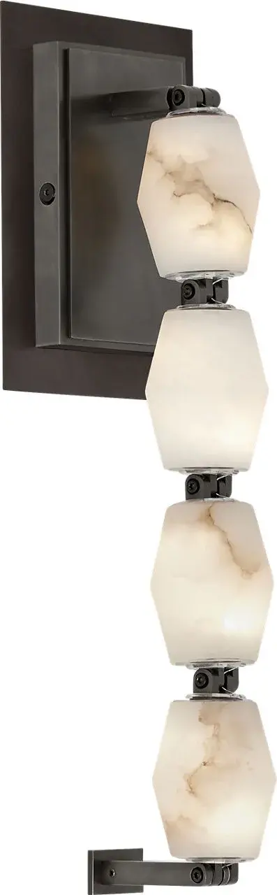 Collier Alabaster 15" Sconce in Bronze - Image 4