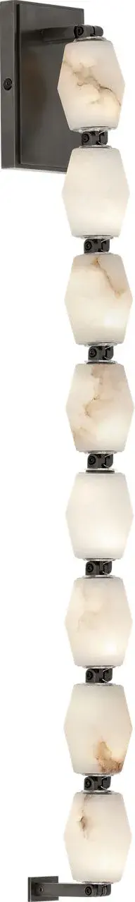 Collier Alabaster 28" Sconce in Bronze - Image 3