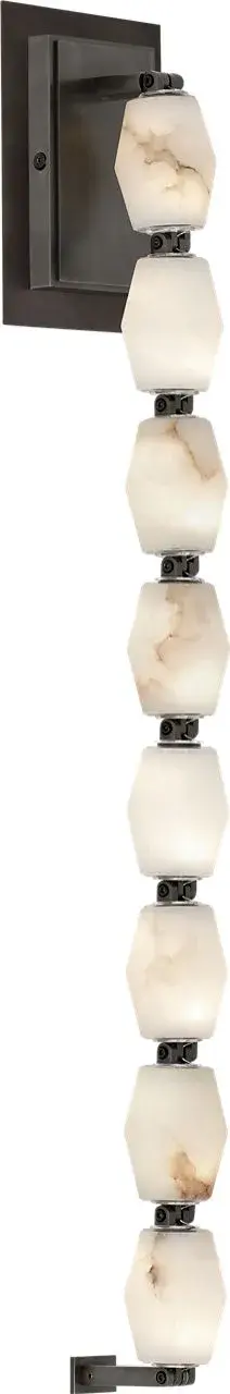Collier Alabaster 28" Sconce in Bronze - Image 4