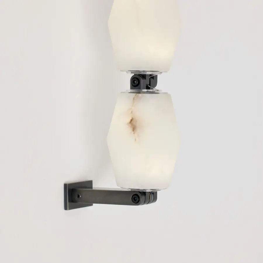 Collier Alabaster 28" Sconce in Bronze - Image 5