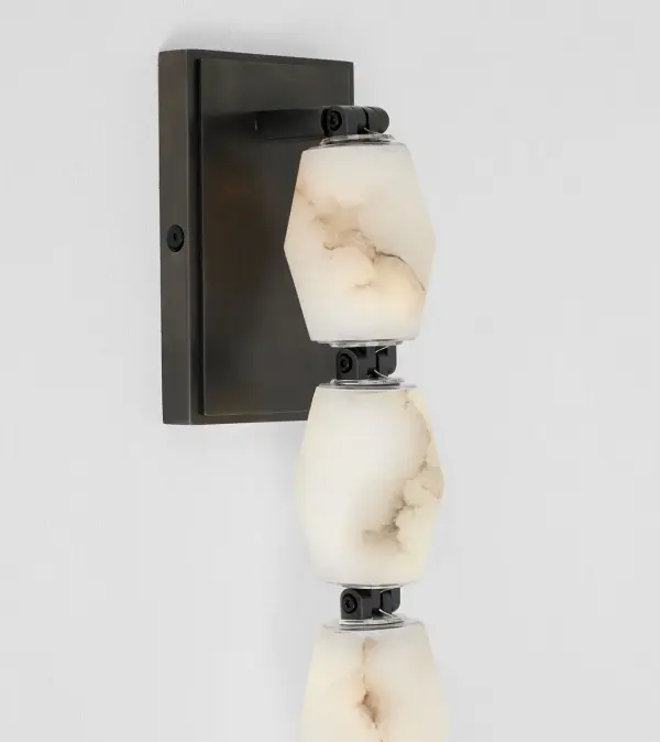 Collier Alabaster 28" Sconce in Bronze - Image 6