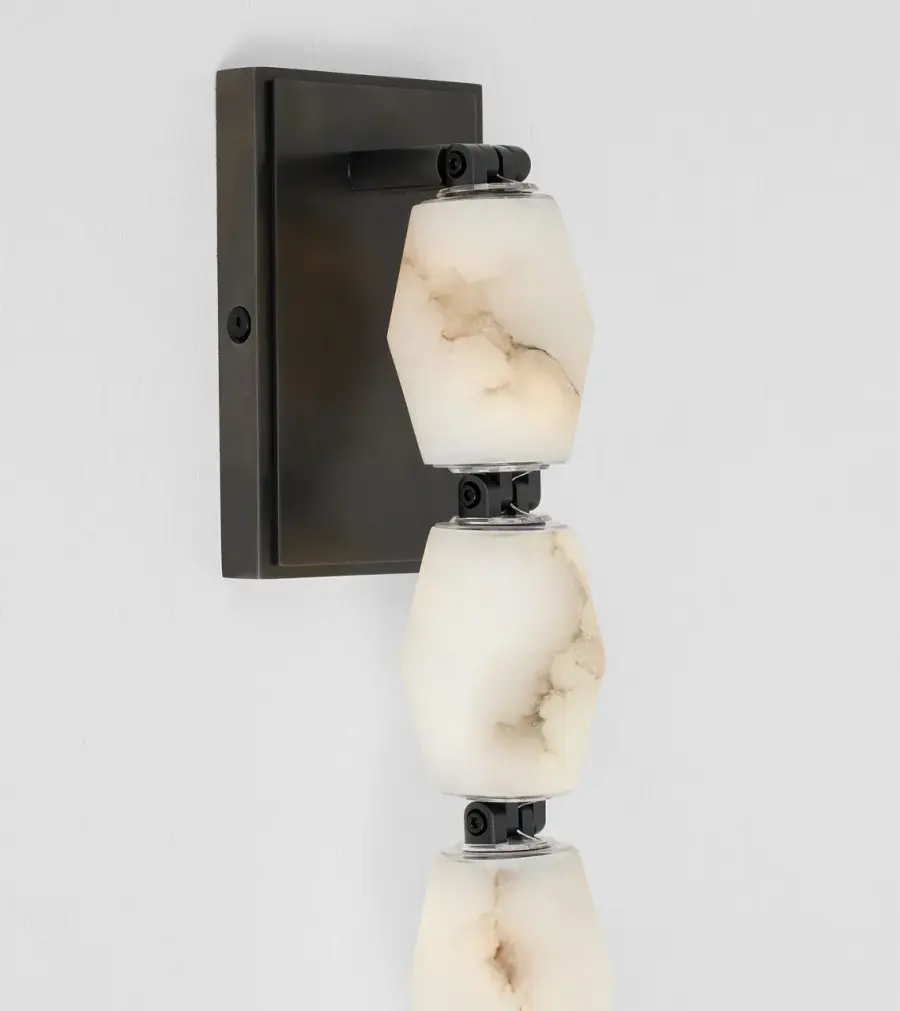 Collier Alabaster 28" Sconce in Bronze - Image 6