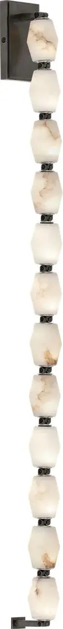 Collier Alabaster 40" Sconce in Bronze - Image 3