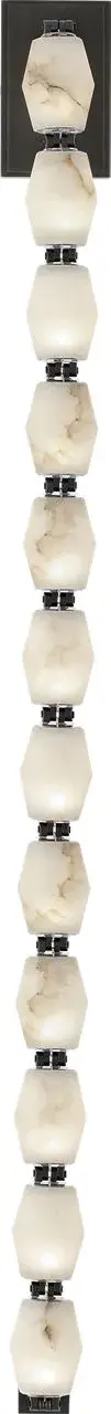 Collier Alabaster 40" Sconce in Bronze