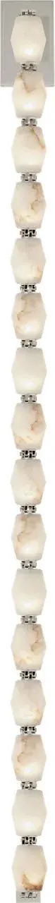 Collier Alabaster 53" Sconce in Polished Nickel - Image 1