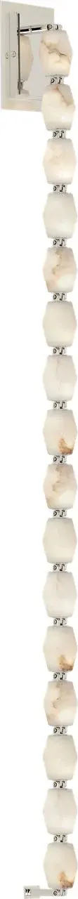 Collier Alabaster 53" Sconce in Polished Nickel - Image 3
