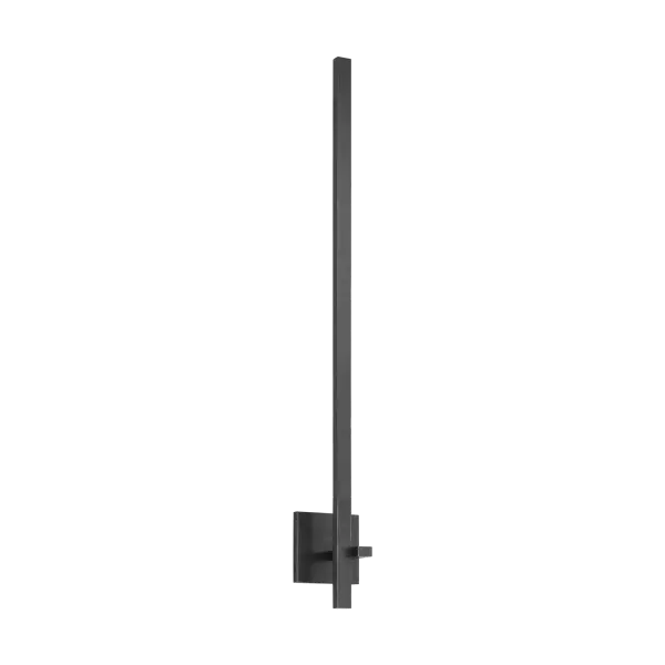 The Cityscape X-Large Sconce combines clear crystal elegance with bronze metalwork to create a statement piece perfect for grand spaces. Its architectural design and warm 2700K LED lighting deliver both visual impact and functional illumination. - alternate view
