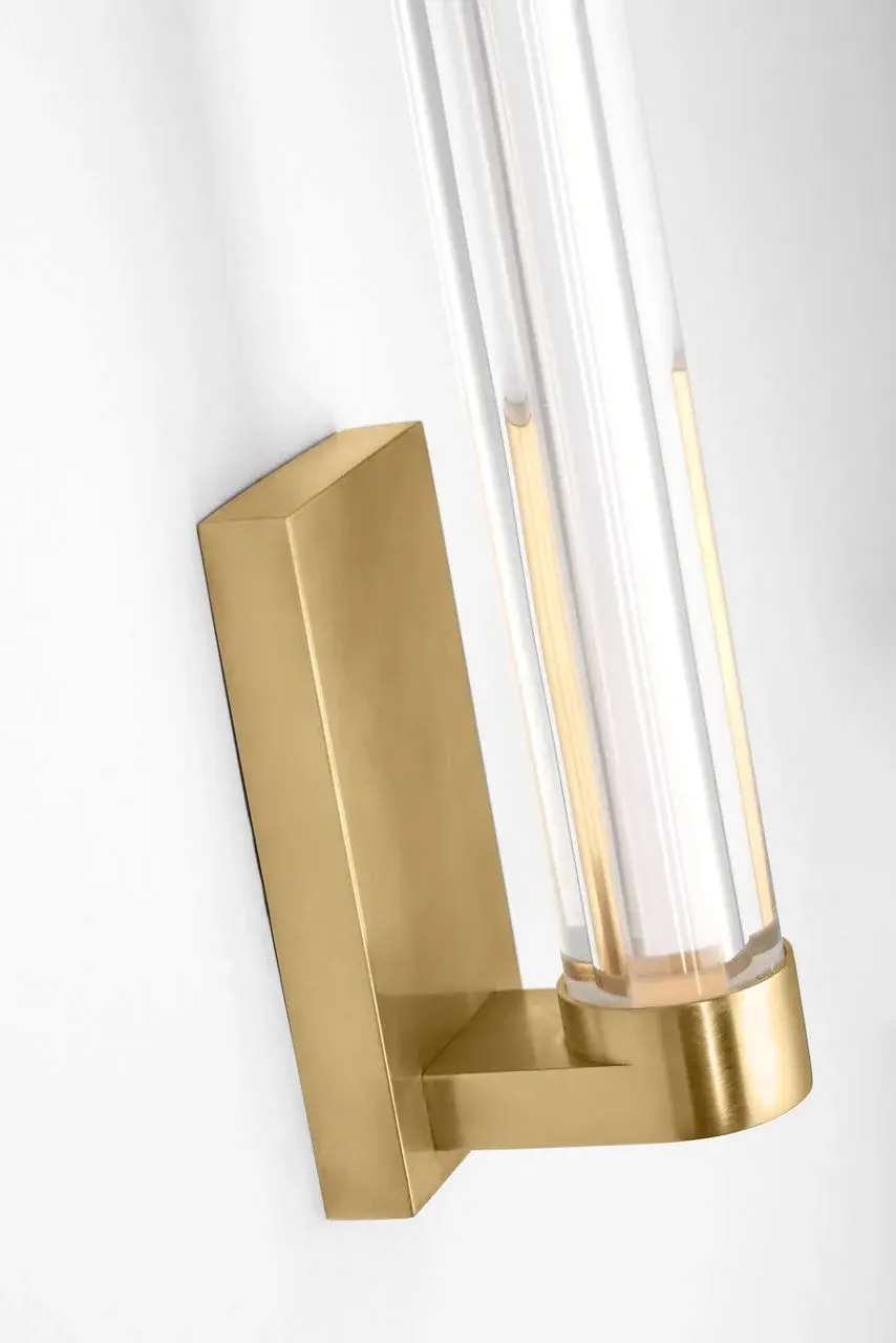Reiya Round 13" Sconce in Hand-Rubbed Antique Brass - Image 3