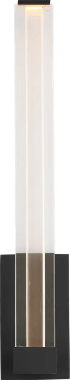 Reiya Square 13" Sconce in Nightshade Black - Image 4