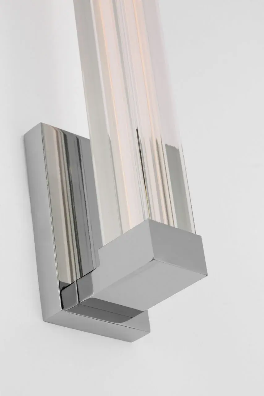 Reiya Square 13" Sconce in Chrome - Image 2