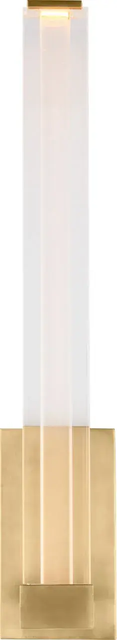Reiya Square 13" Sconce in Hand-Rubbed Antique Brass - Image 4