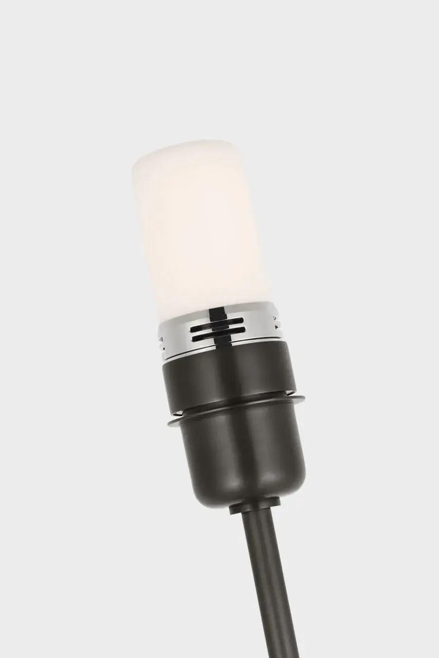 Hackney Cordless Floor Lamp in Bronze with Linen Shade - Image 5