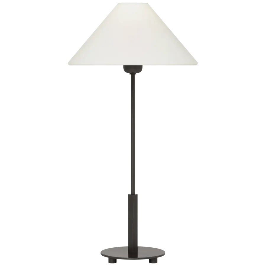 Hackney 24" Cordless Buffet Lamp in Bronze with Linen Shade - Image 1