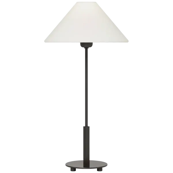 The Hackney 24" Cordless Buffet Lamp combines classic buffet lamp styling with modern cordless technology. Its bronze finish and linen shade create a sophisticated look perfect for dining rooms and entertaining spaces. - alternate view