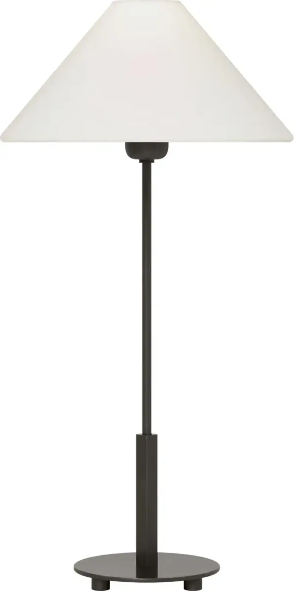 Hackney 24" Cordless Buffet Lamp in Bronze with Linen Shade - Image 3