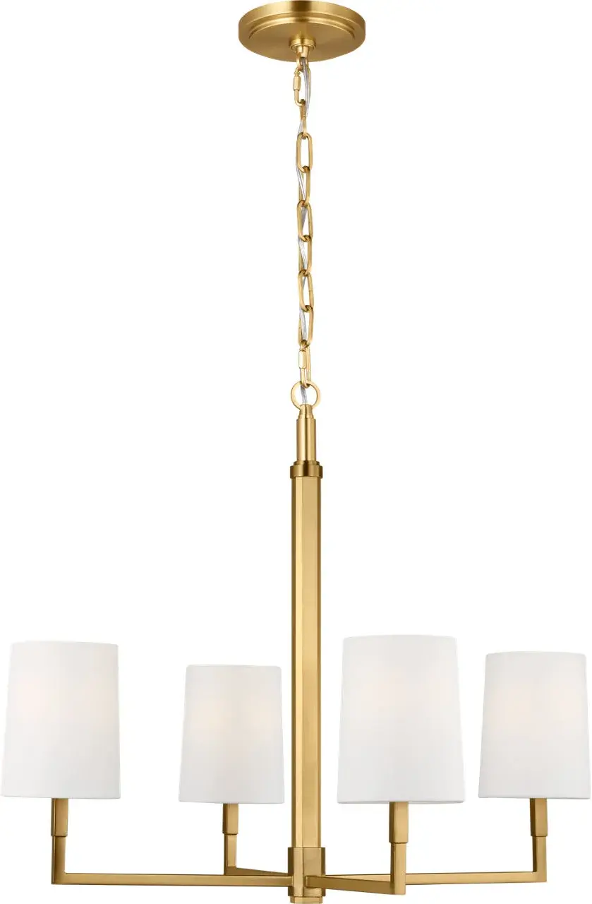 Danica Medium Chandelier in Burnished Brass - Image 2