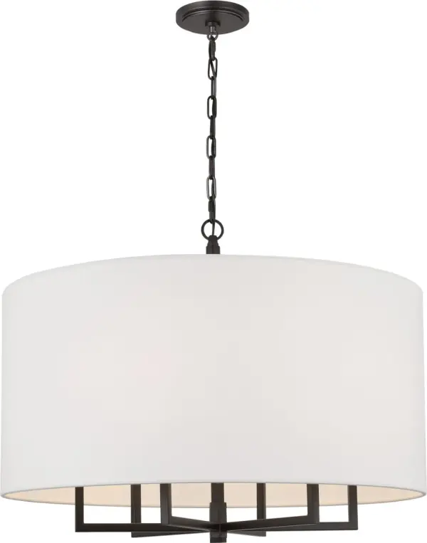 The Danica Large Hanging Shade combines industrial charm with refined sophistication through its aged iron finish. Perfect for making a statement over dining tables or kitchen islands, this fixture offers substantial presence without overwhelming the space.
