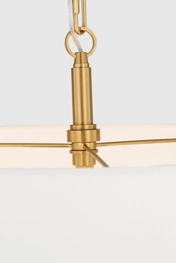 Danica Large Hanging Shade in Burnished Brass - Image 3