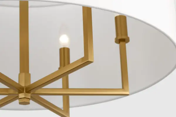 Danica Large Hanging Shade in Burnished Brass - Image 4