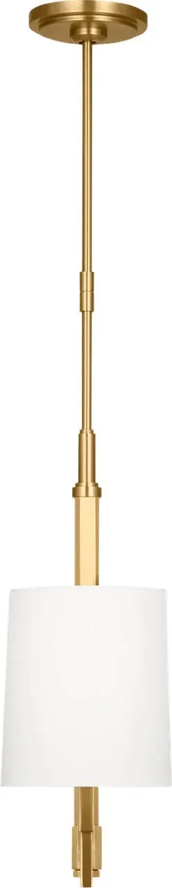 Danica Large Linear Chandelier in Burnished Brass - Image 3