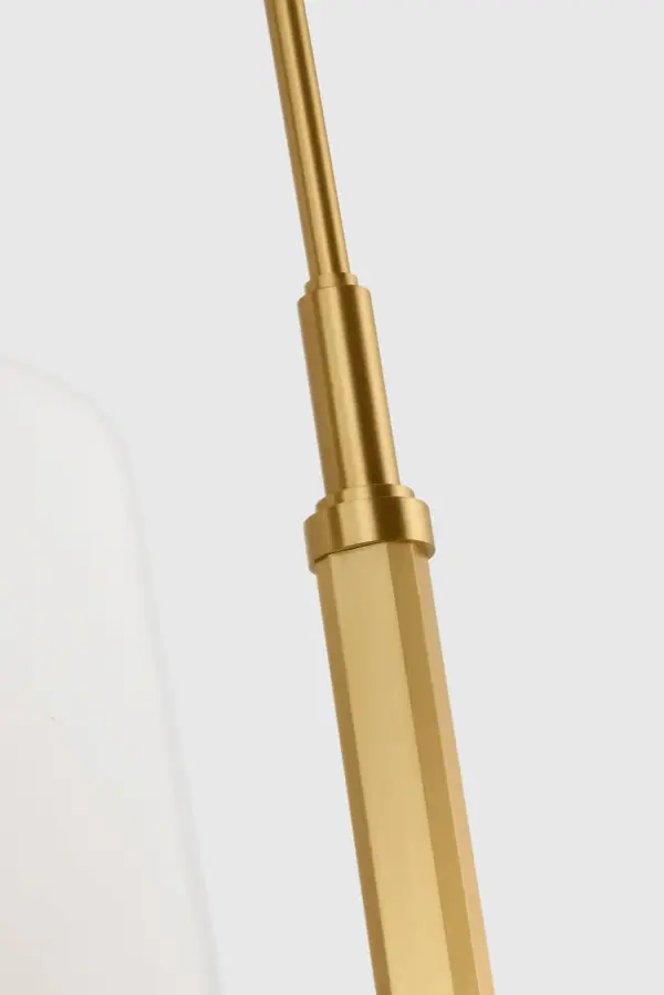 Danica Large Linear Chandelier in Burnished Brass - Image 5