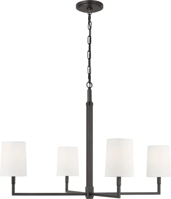 Danica Large Chandelier in Aged Iron - Image 1