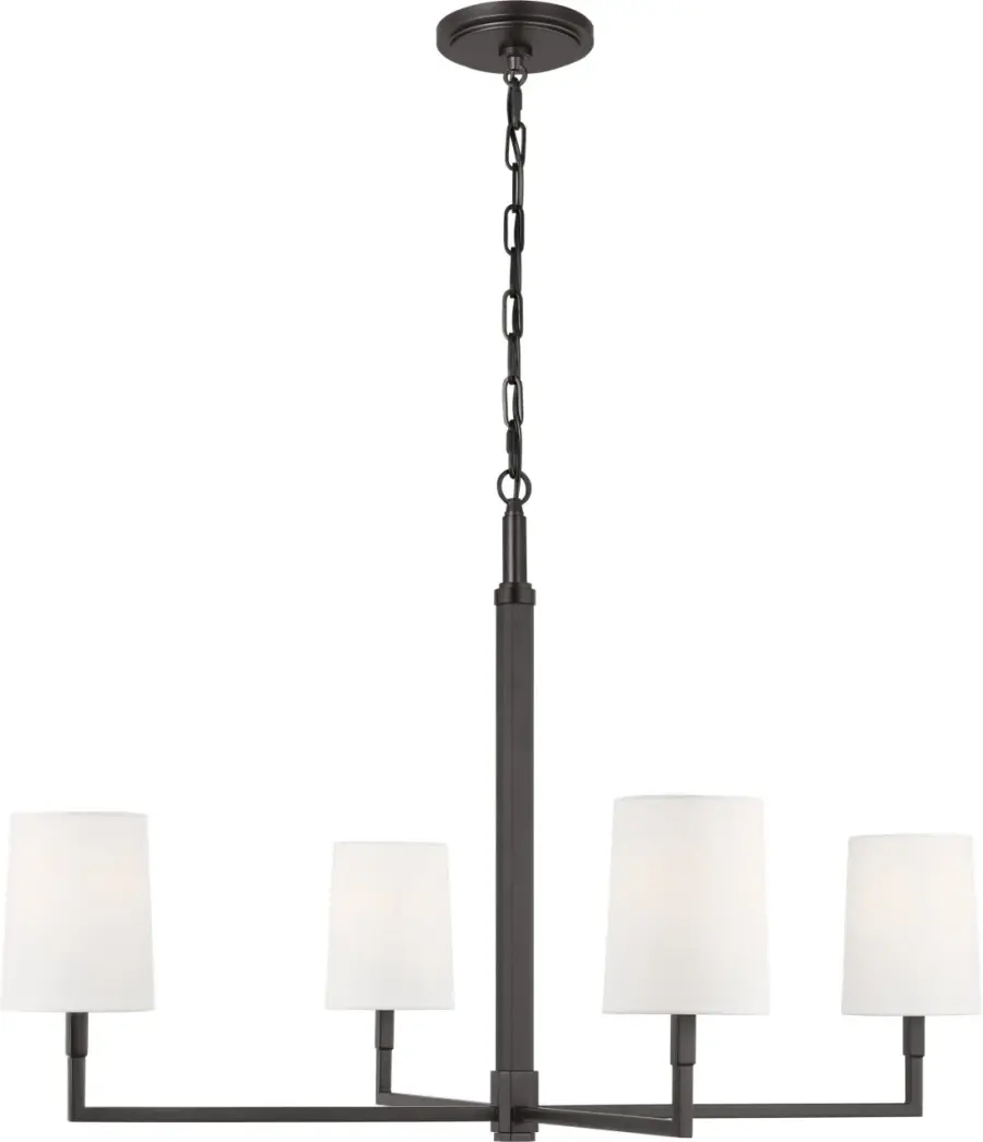 Danica Large Chandelier in Aged Iron - Image 1