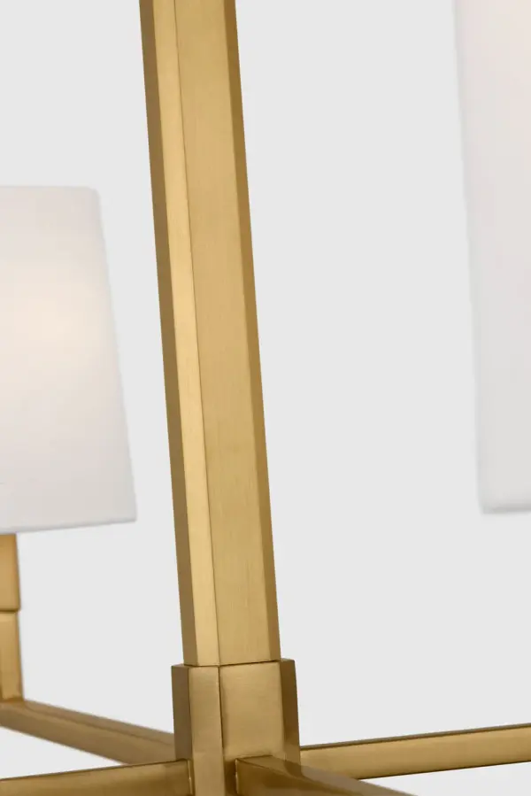Danica Large Chandelier in Burnished Brass - Image 3