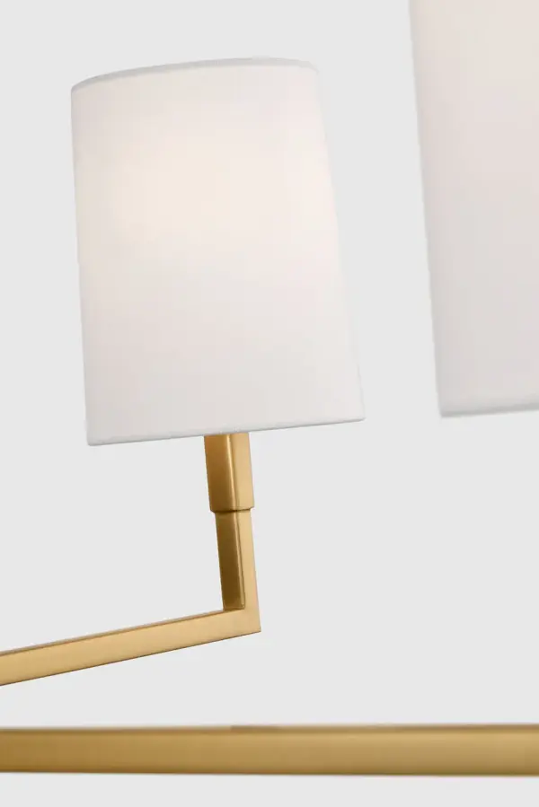 Danica Large Chandelier in Burnished Brass - Image 4