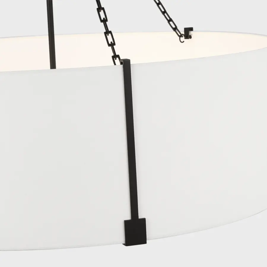 Bergen Extra Large Hanging Shade in Aged Iron - Image 7